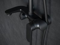 Товар: Душевая система Laguraty 7000 Черная - фото 7 Душевая система Laguraty 7000 Черная — фото 7, Душевые стойки