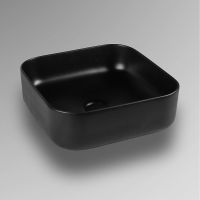 Товар: Раковина-чаша Bond 38 S57-388 Черная матовая - фото 4 Раковина-чаша Bond 38 S57-388 Черная матовая — фото 4, Раковины накладные