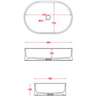 Раковина-чаша Artceram Atelier 60 ATL002 40 00 Tortora — фото 2, Раковины