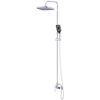 Душевая система BelBagno Due DUE-DOCM-CRM Хром — фото 1, Душевые стойки