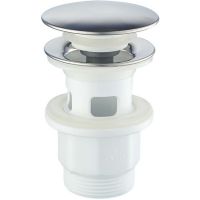 Донный клапан Haiba HB65-4 click-clack Хром — фото 1, Донные клапаны