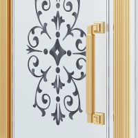 Товар: Душевой уголок Ambassador Royal 120x80 18015310-L профиль Золото стекло прозрачное с рисунком - фото 3 Душевой уголок Ambassador Royal 120x80 18015310-L профиль Золото стекло прозрачное с рисунком — фото 3, Душевые уголки