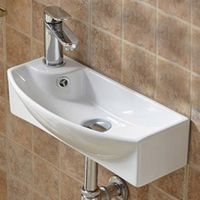 Раковина CeramaLux 46 7946R Белая — фото 3, Раковины