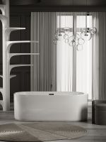 Акриловая ванна Sancos Fiori 170x80 FB04 без гидромассажа — фото 7, Акриловые ванны