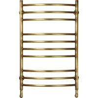 Водяной полотенцесушитель Domoterm Калипсо П10 500*800 Античная бронза — фото 1, Водяные полотенцесушители