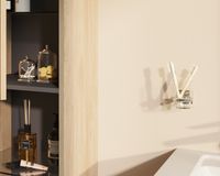 Подстаканник для зубных щеток Q-Line, хром — фото 2, Стаканы для зубных щеток