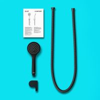 Ручной душ Dorff Comfort D0208000BL Черный — фото 2, Лейки для душа
