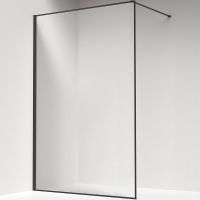 Душевая перегородка Iddis Slide 120 SLI8GS2i23 профиль Графит стекло прозрачное — фото 1, Душевые перегородки