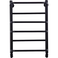 Водяной полотенцесушитель Comfysan Puro W-6 60x40 012847 Черный матовый — фото 3, Водяные полотенцесушители