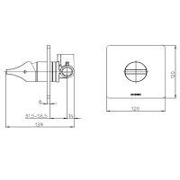 Смеситель для душа Bossini Apice Z00504.073 Черный матовый — фото 2, Смеситель для душа