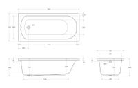 Акриловая ванна CEZARES ECO-155-70-41-W37 — фото 10, Ванны