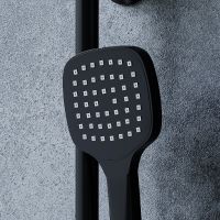 Душевая система Dorff Norma D0712020 Черная — фото 7, Душевые стойки