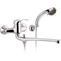 Смеситель для ванны Remer Musa M49 универсальный Хром — фото 1, Для душа и ванны