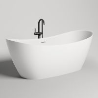 Ванна из искусственного камня Salini Noemi 170х75 101712G Белая глянцевая — фото 1, Ванны из искусственного камня