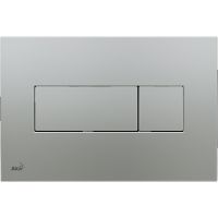 Клавиша смыва Alcaplast Basic M372 Матовый хром — фото 1, Кнопки смыва