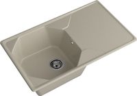 GRANFEST Мойка UNIQUE 840L 1-чаша+крыло 840*500мм топаз арт.GF- — фото 1, Кухонные мойки