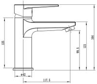 Смеситель "Budapest" д/рак, арт. BT26M — фото 2, Смесители для раковины