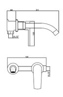 Товар: Смеситель скрытого монтажа д/умывальника chrome, арт. SM28 CR - фото 2 Смеситель скрытого монтажа д/умывальника chrome, арт. SM28 CR — фото 2, Смесители для раковины