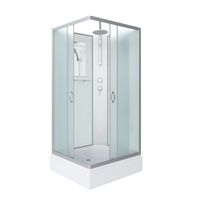 Душевая кабина Niagara Classic NG-33974-14QBKT (90х70х210) средний поддон(26см),стекло матовое,4 мес — фото 1, Душевые кабины