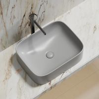 Раковина-чаша Ceramicanova Element 51 CN6052MSG Серая матовая — фото 24, Раковины накладные