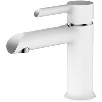 Смеситель для раковины Haiba HB10805-8 Белый Хром — фото 1, Смесители для раковины