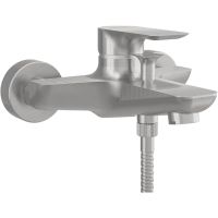 Смеситель для ванны Remer Infinity I05NP Никель брашированный — фото 1, Для душа и ванны