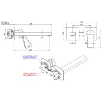 Товар: Смеситель для раковины Remer Slash SL15PL Хром - фото 2 Смеситель для раковины Remer Slash SL15PL Хром — фото 2, Смесители для раковины