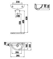 Раковина Creavit Trend 40 TP040-00CB00E-0000 Белая — фото 2, Мини-раковины