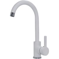 Смеситель для кухни Melodia della vita Ostessa MDV35116_wt Белый — фото 3, Смесители для кухни