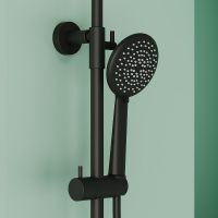 Душевая система Sancos Game с термостатом Черная матовая арт-SC3002MB — фото 5, Душевые стойки