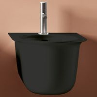 Биде Artceram Chic CHB001 17 00 подвесное Черное матовое — фото 1, Биде