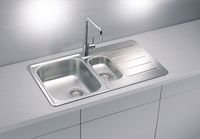 Мойка для кухни LINE 70 NAT-90 790X500 в компл. с сифоном 1130555, — фото 3, Кухонные мойки