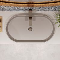 Раковина-чаша Aqueduto Espiral 60 ESP0230 Серая матовая — фото 6, Раковины накладные