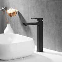 Смеситель для раковины Rose R28H R2811H Черный матовый — фото 8, Смесители для раковины