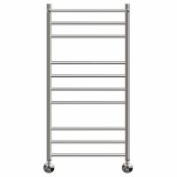 Водяной полотенцесушитель Point Аврора PN10150P П9 500x1000 с полкой Хром — фото 6, Водяные полотенцесушители