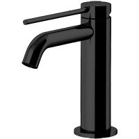 Смеситель для раковины Gattoni Circle Two 9142/91NO Черный матовый — фото 1, Смесители для раковины