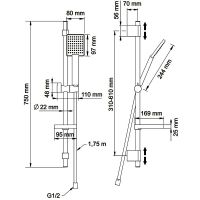 Товар: Душевой гарнитур Swedbe Hermes 5113B Черный матовый - фото 6 Душевой гарнитур Swedbe Hermes 5113B Черный матовый — фото 6, Душевые гарнитуры