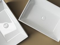 Раковина-чаша Ceramicanova Element 59 CN5013 Белая — фото 18, Раковины накладные