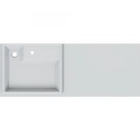 Раковина СанТа Юпитер 130 L 900135 на стиральную машину Белая — фото 7, Раковины подвесные