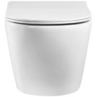 Товар: Унитаз Bond Oval F01-10Long подвесной с сиденьем Микролифт - фото 4 Унитаз Bond Oval F01-10Long подвесной с сиденьем Микролифт — фото 4, Подвесные унитазы