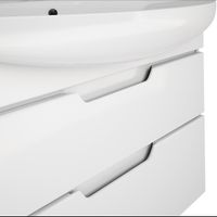Товар: Тумба LAGUNA PLUS, 105 см, подвесная/напольная, 2 ящика, с опорами, белый глянец - фото 13 Тумба LAGUNA PLUS, 105 см, подвесная/напольная, 2 ящика, с опорами, белый глянец — фото 13, Тумбы под раковину