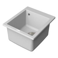 Товар: Мойка кухонная Point Динара 42 PN3004W, белый - фото 3 Мойка кухонная Point Динара 42 PN3004W, белый — фото 3, Кухонные мойки