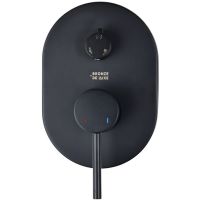 Душевая система Bronze de Luxe Scandi 14582-501B Черная — фото 7, Встраиваемые душевые комплекты