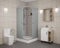 Товар: Душевой уголок Niagara Eco NG-009-14Q (90х90х195) низкий поддон(13см),стекло матовое,2 места - фото 3 Душевой уголок Niagara Eco NG-009-14Q (90х90х195) низкий поддон(13см),стекло матовое,2 места — фото 3, Душевые уголки