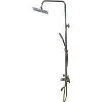 Душевая система Boch Mann ECO Quadro BM7226 / хром / латунь / со смесителем / настенный монтаж — фото 5, Душевые стойки