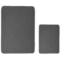 Коврик для ванной RGW BM-012 90*60/40*60/Темно-серый (комплект 2 шт) ВЫСТАВКА — фото 1, Коврики для ванной комнаты