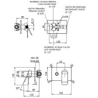 Смеситель для душа Remer Infinity I09HRGNO Черный матовый — фото 2, Смеситель для душа