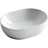 Раковина-чаша Ceramicanova Element 48 CN6019 Белая — фото 1, Раковины накладные