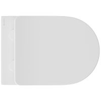 Унитаз Aqueduto Ovo Plus OVOT0220 подвесной Белый матовый с сиденьем Микролифт — фото 3, Подвесные унитазы