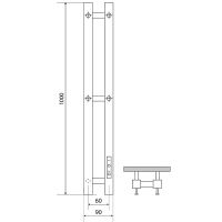 Электрический полотенцесушитель Melodia della vita Etude Electro 100х09 П2 MTREEE10009 Хром — фото 2, Электрические полотенцесушители